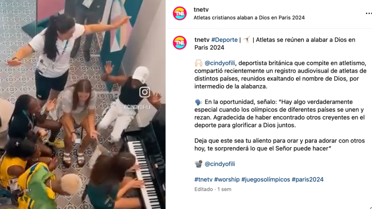 Atletas se reúnen a alabar a Dios en Paris 2024