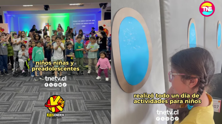 Niños, niñas y preadolescentes simulan su primer viaje misionero