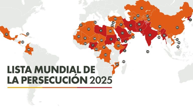 Publicación de la Lista Mundial de la Persecución 2025 por el ministerio Puertas Abiertas