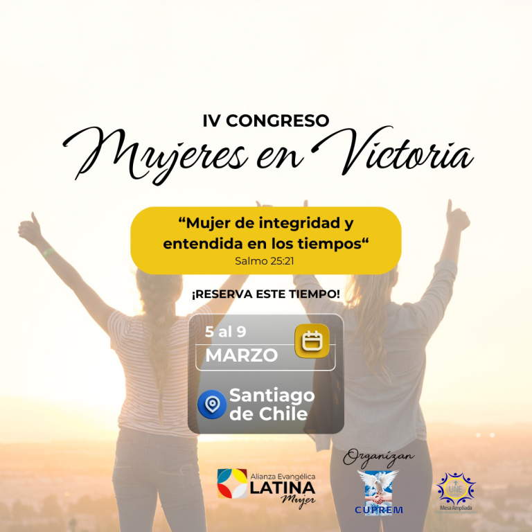 IV Congreso Internacional AEL Mujer “Mujeres en Victoria” se realizará en nuestro país el 7 y 8 de Marzo